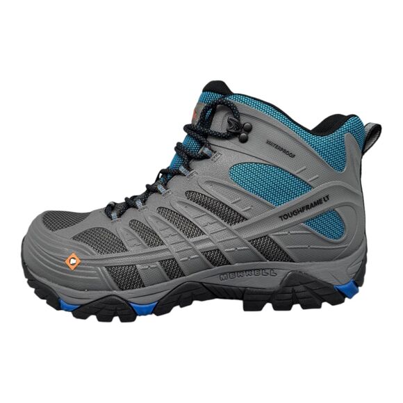 Merrell Moab Velocity Mid Waterproof CF Gray Work Boots J099431 Mens Sz 12 NWT - Picture 4 of 10